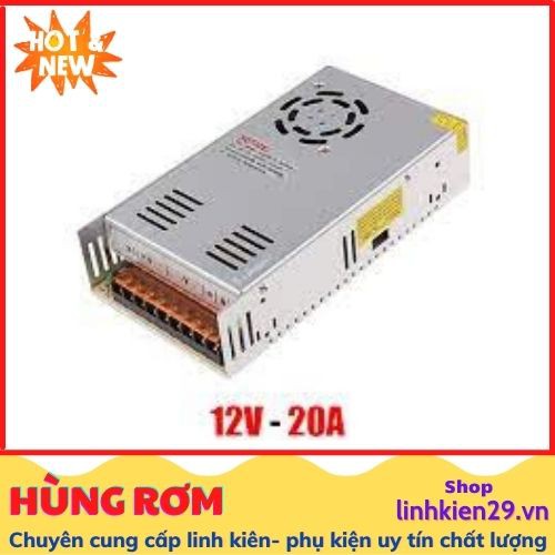 nguồn tổ ong 12v 20a, Nguồn xung 12v, Led