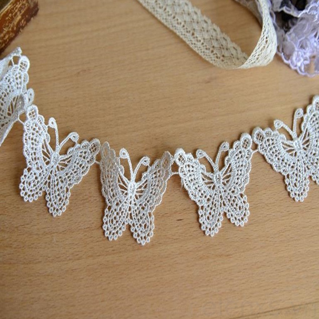 Sticker thêu nổi hình bươm bướm dùng cho trang trí quần áo DIY