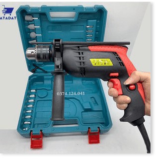 Máy khoan cầm tay đa năng 2000W - Tặng Phụ kiện - Máy Khoan bê tông, tường, bắt vít, gỗ, kim loại, gạch, siết bulong