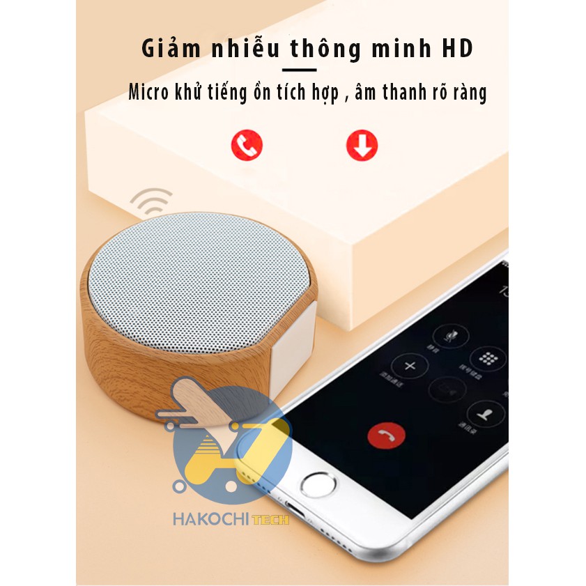 ( Bảo hành 12 tháng, lỗi 1 đổi 1) Loa bluetooth mini A60 màu gỗ , loa không dây , loa di động , loa vi tính