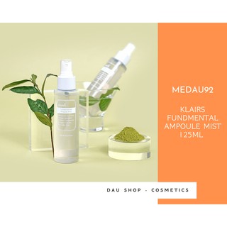 Xịt Khoáng Dưỡng Ẩm, Làm Dịu Da, Chống Oxy Hóa Klairs Fundamental Ampule Mist 125ml