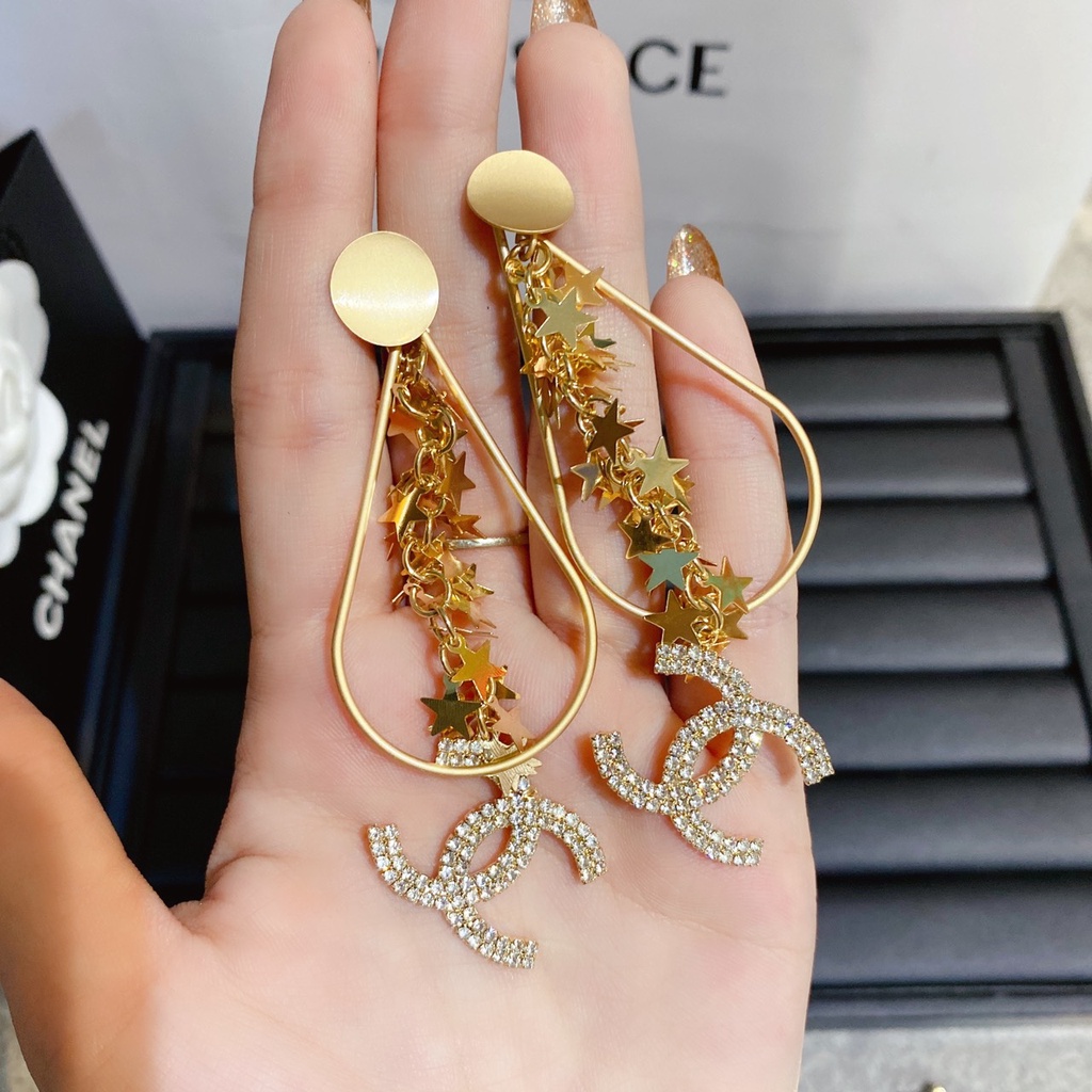 Bông tai nữ bạc 925 cao cấp cực sang chảnh và cá tính Ròm House ms09k4