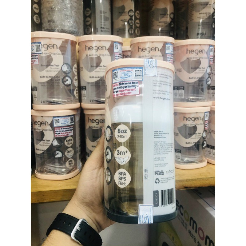 Bình sữa Hegen 60ml/150ml/240ml/330ml chính hãng