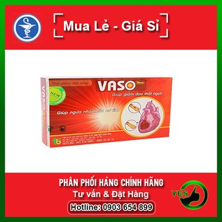 ❤[Chính hãng] Viên Uống VASO New - Giúp Tim Mạch Khỏe Mạnh, Giảm Nguy Cơ Nhồi Máu Cơ Tim (Hộp 30 Viên)