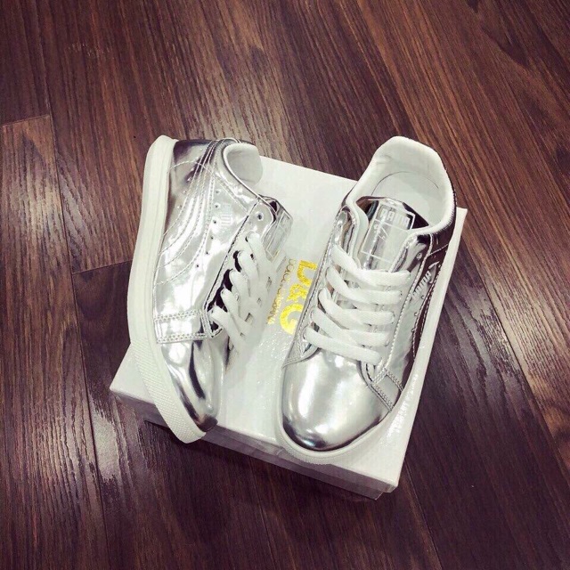 SNEAKER PUMA MÀU BẠC CỰC CHẤT