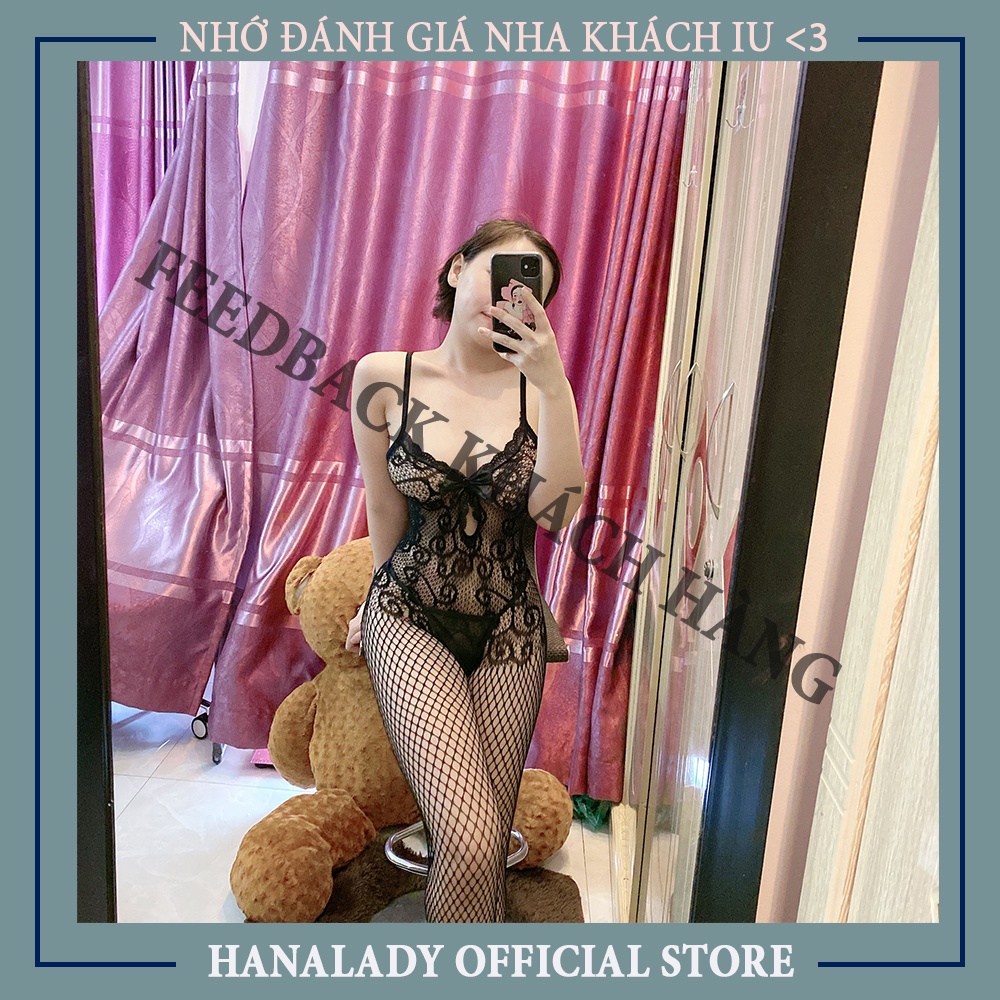Đồ ngủ sexy - Bodysuit lưới xuyên thấu quyến rũ gợi cảm VN279 | BigBuy360 - bigbuy360.vn