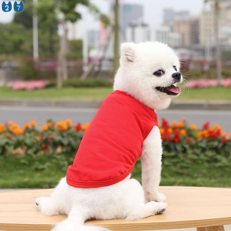 Áo Cotton Cỡ Vừa / Nhỏ / Vừa 27Pets Cho Thú Cưng