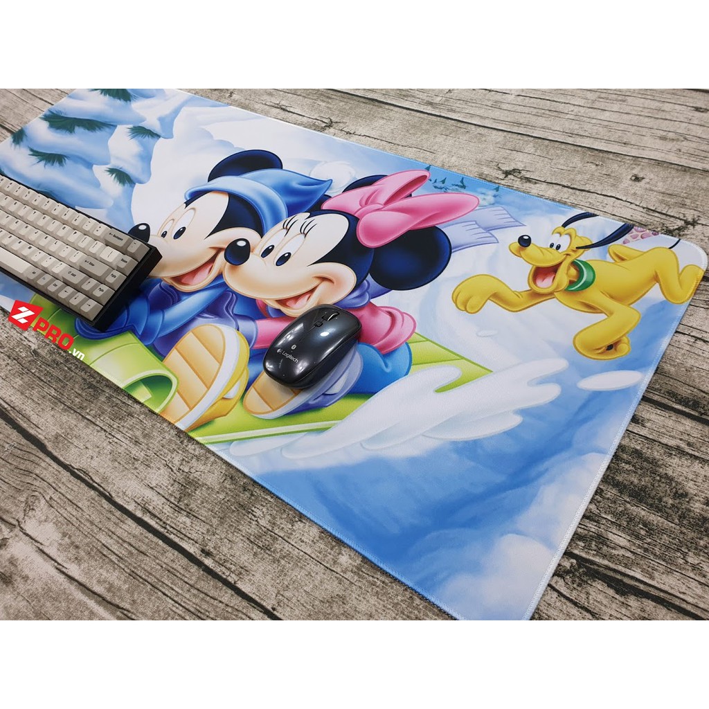 Lót chuột Micky và Minnie 90x40cm