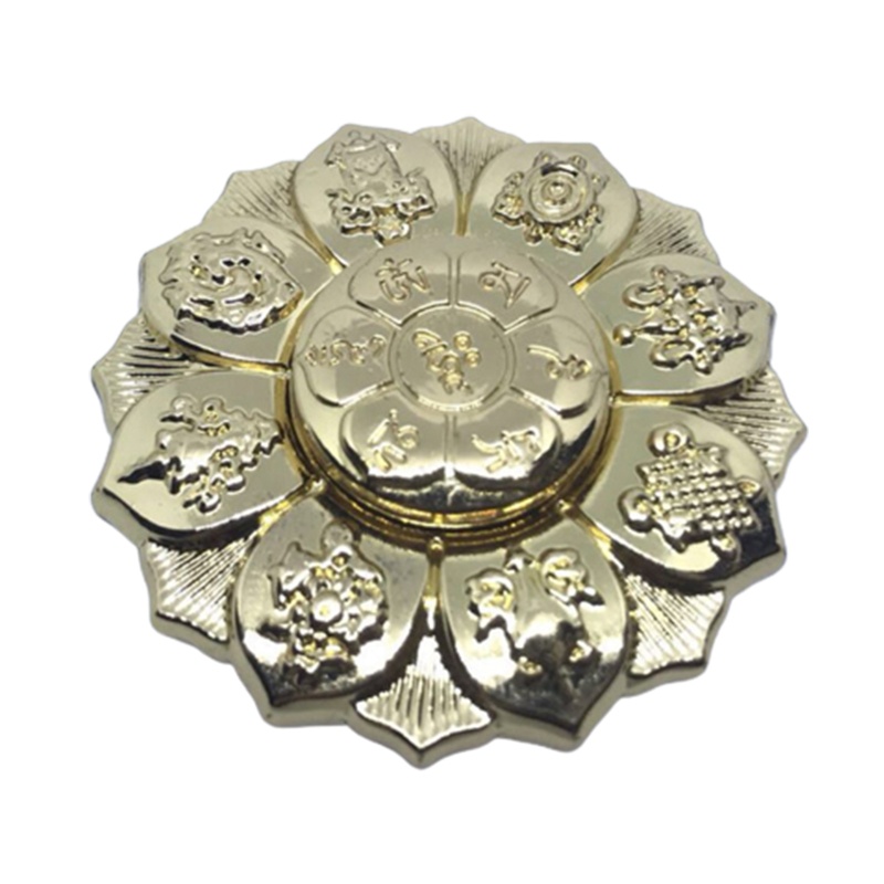 Con Quay Đồ Chơi Fidget Spinner BằNg Kim LoạI HìNh PhậT Giáo Cho Nữ