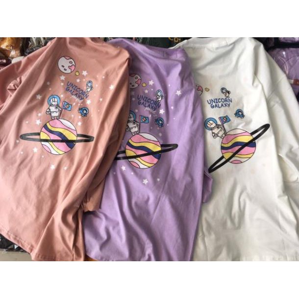 [S04][HÌNH THẬT] Áo thun nữ nam unisex căp đôi áo phông nữ tay lỡ Unicorn Galaxy xinh xinh đẹp cá tính-BT005 | BigBuy360 - bigbuy360.vn