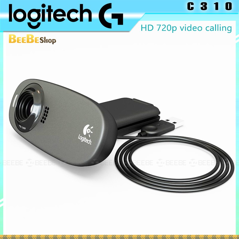 Logitech C310 - Webcam Gọi Video Trực Tuyến, Chất Lượng HD 720p | BigBuy360 - bigbuy360.vn