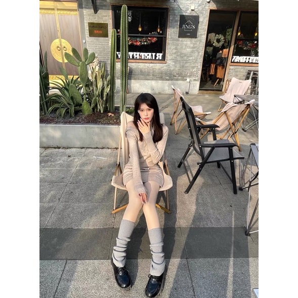 SET ÁO VÁY TRỄ VAI KHOE EO DÁNG ÔM