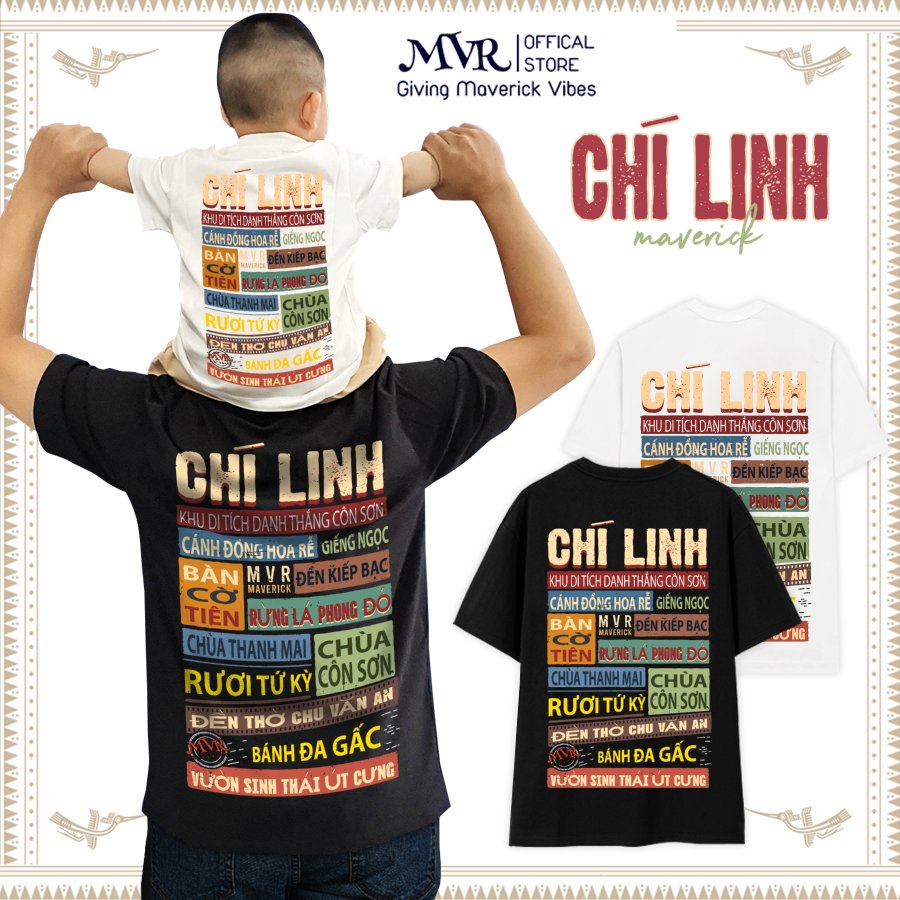 Áo thun Unisex phông cotton Chí Linh ao cặp gia đình fact UNDER MVR BB4256