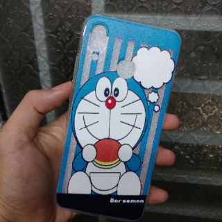 Ốp lưng Huawei Nova 3e dẻo in hình Doraemon