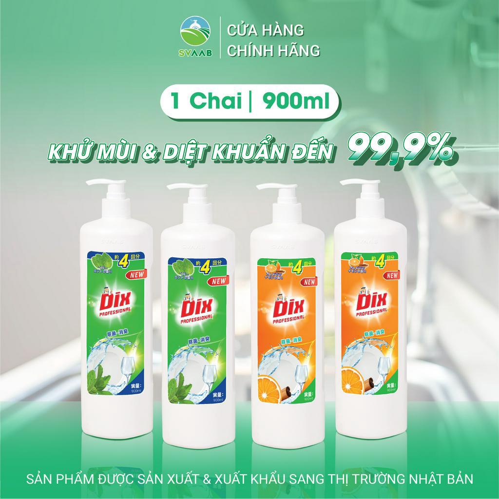 Nước rửa chén bát DIX - Tiêu chuẩn Nhật Bản - An toàn cho da tay