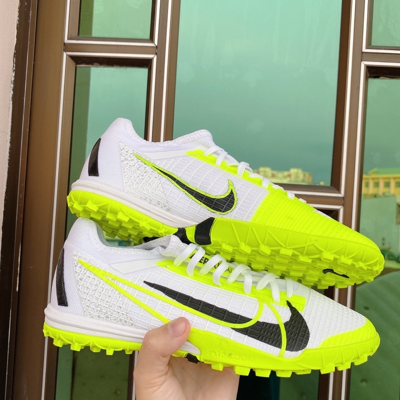 Giày đá bóng Mercurial Vapor 14 Pro TF ( Trắng xanh )