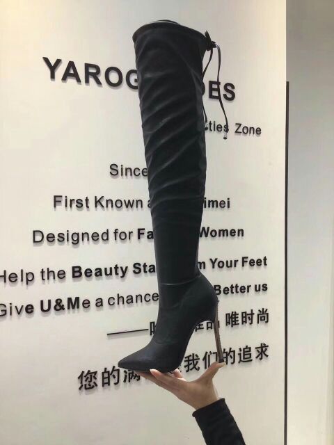 boot đùi gót nhọn hàng cao cấp chất da | BigBuy360 - bigbuy360.vn