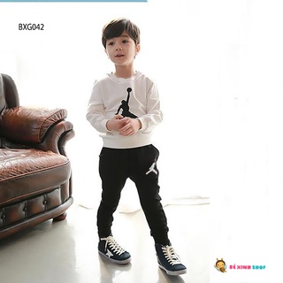 Bộ dài tay Jordan dễ thương cho bé trai & bé gái