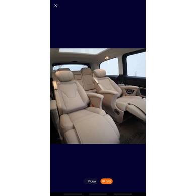 Ghế điện sang cho xe limousine