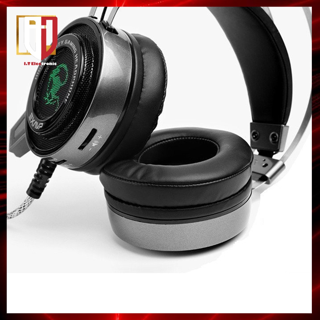 Tai Nghe Gaming Chụp Tai Có Mic Máy Vi Tính Laptop EXAVP EX820 Headphone Có Dây