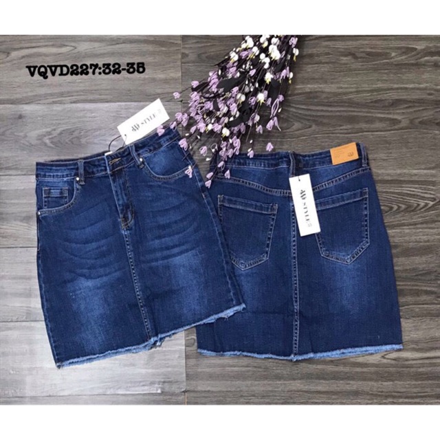 Bigsize Quần váy jean VQVD227 (32-35)