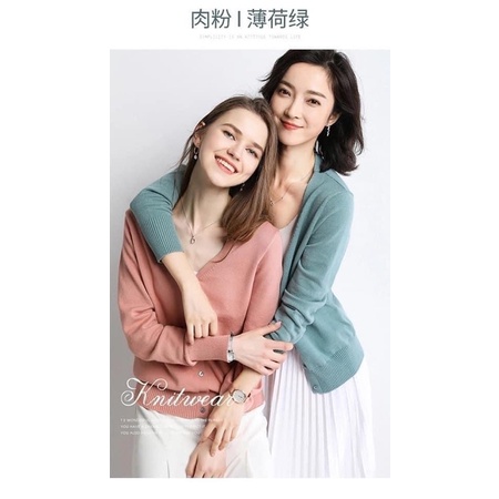 ÁO KHOÁC LEN MỎNG CARDIGANT