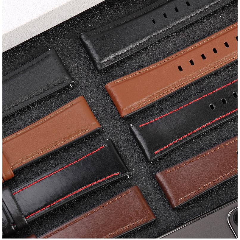 Dây Đeo Bằng Da Chống Nước Cho Đồng Hồ Thông Minh xiaomi mi Màu Sắc