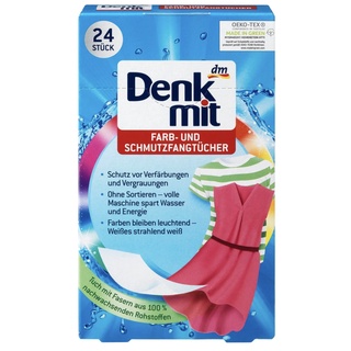 Giấy giặt đồ chống phai và lem màu denk mit-đức