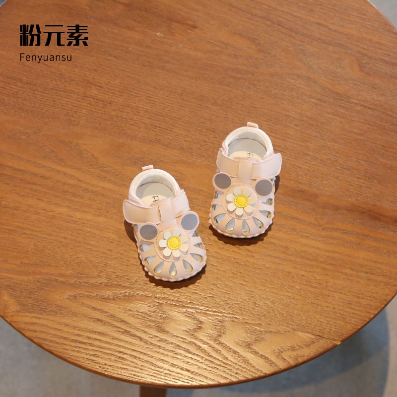 Giày Sandal Đế Mềm Chống Trượt Thời Trang Mùa Hè Dành Cho Bé Gái 6-8-9-12 Tháng 0-1 Tuổi