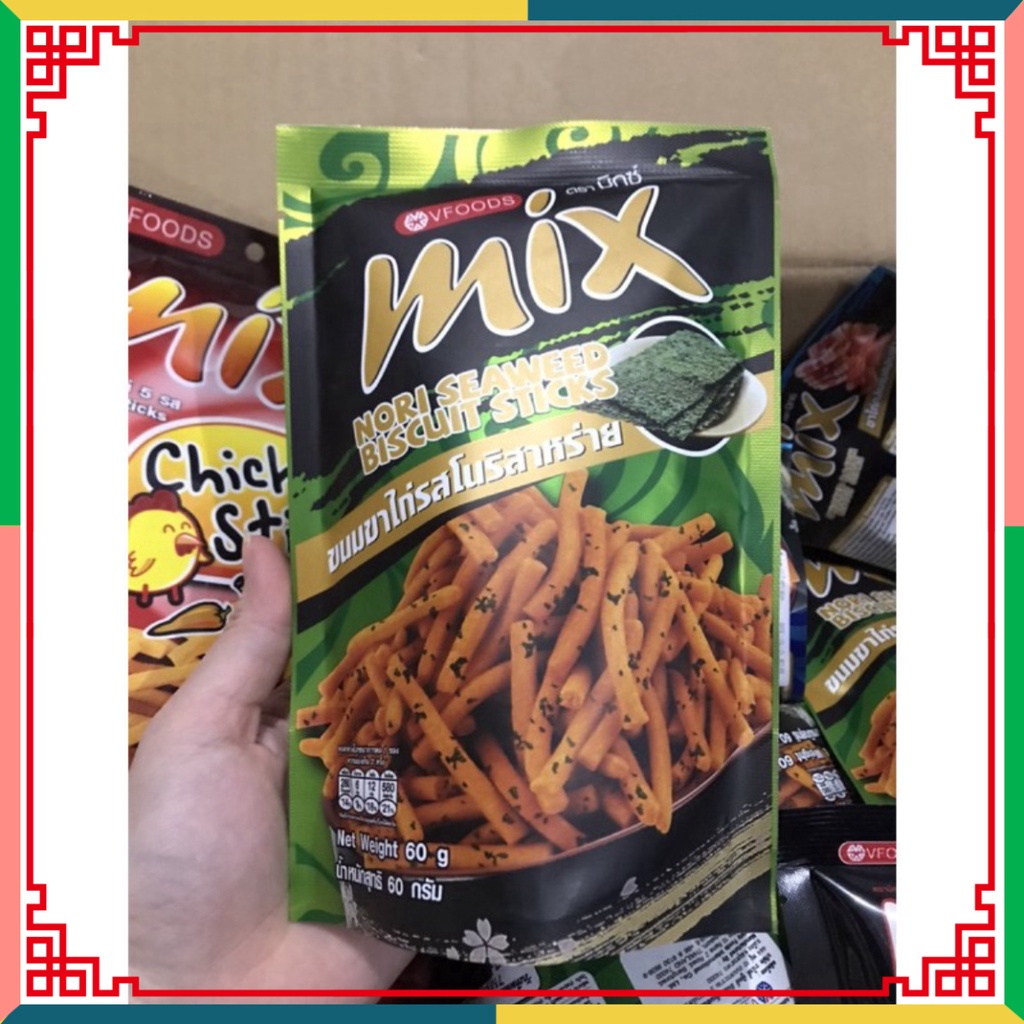 (HOT LIKE) Túi Bim Tăm Mix Vfoods Hot Chili 60g