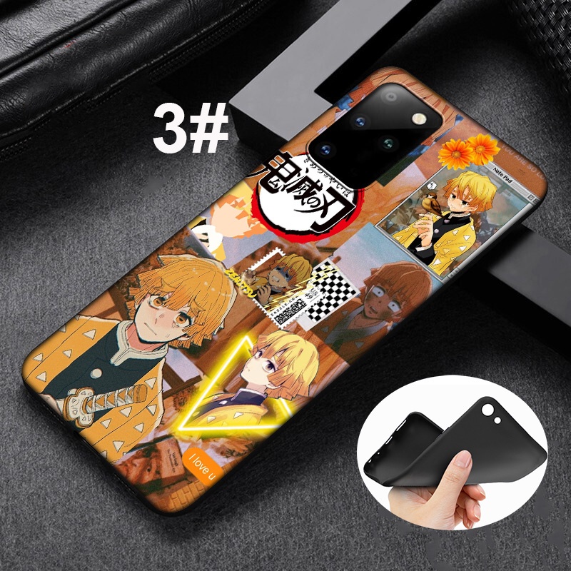 Ốp Điện Thoại Dẻo Họa Tiết Hoạt Hình Demon Slayer Zenitsu Cho Samsung Galaxy A11 A12 A22 A32 M21 M30s J4 Core A82 A9 GA50