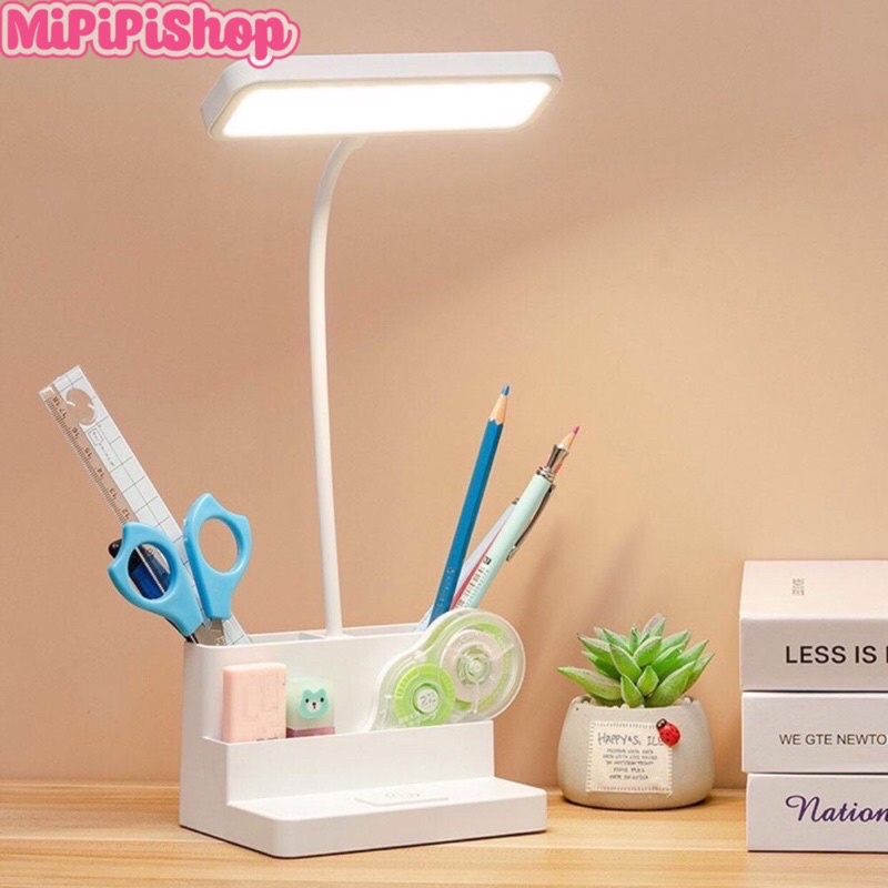 Đèn bàn học Tích Điện 3 màu ánh sáng - Đọc sách, đèn bàn, làm việc,chống mỏi bảo vệ mắt-MIPIPISHOP