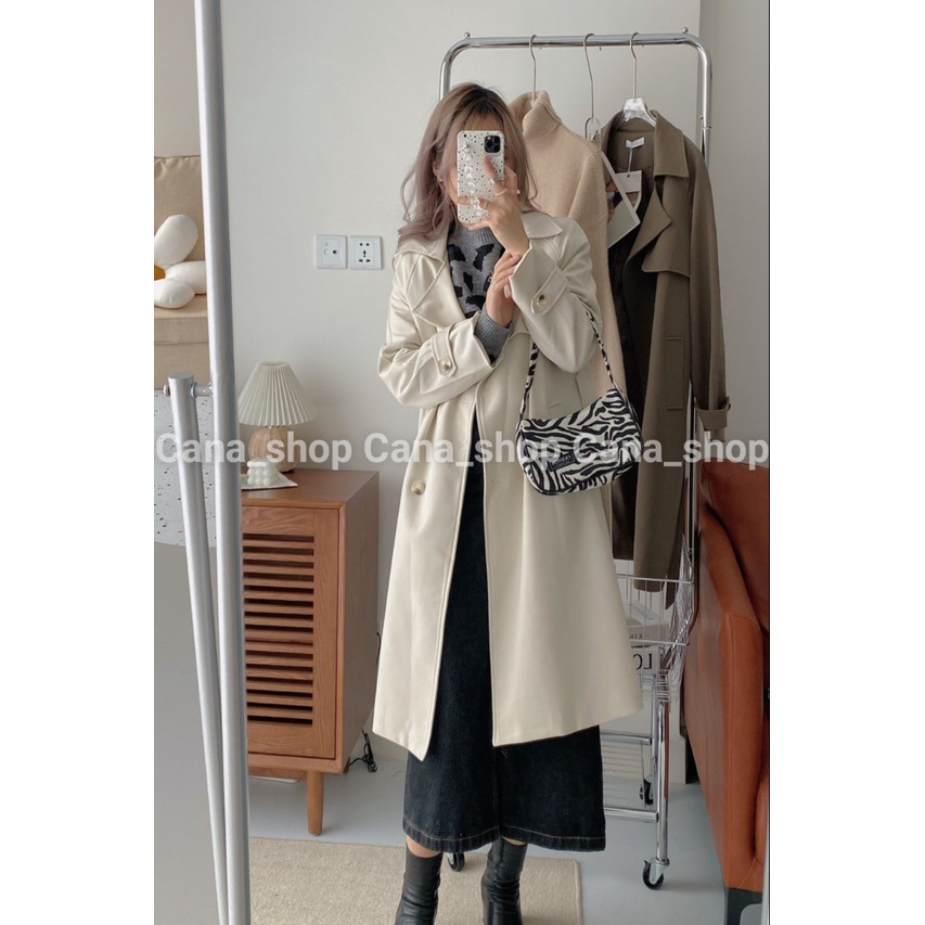 Áo Khoác Măng Tô Dáng Dài Dày Dặn | CANA SHOP | BigBuy360 - bigbuy360.vn