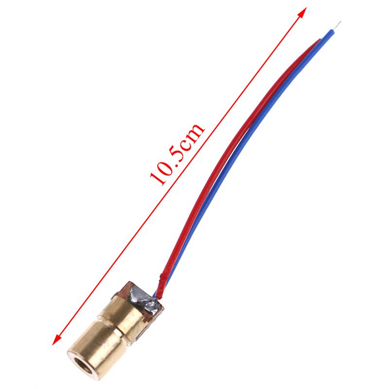 Set 10 Mô Đun Đèn Laser 650nm 6mm 3V 5mW Chuyên Dụng