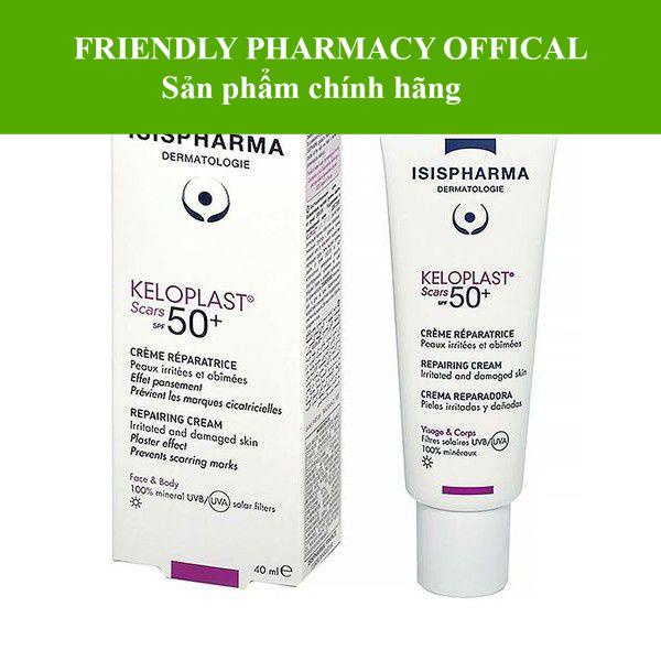 KELOPLAST SCARS SPF50+ - Kem phòng ngừa sẹo lồi, sẹo lõm, mau lành tổn thương da, chống nắng, chống tia UV (40ml)