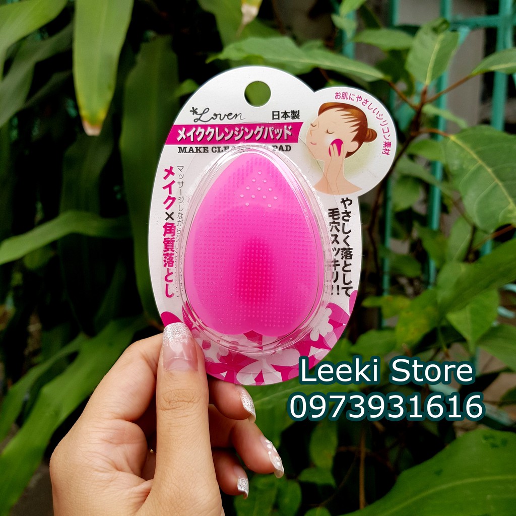 Miếng Rửa Mặt Silicon Seiwapro Loven Make Cleansing Pad