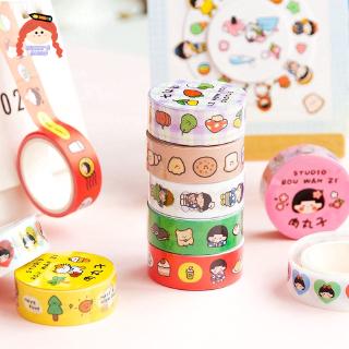 NIKKI 1 Cuộn Băng Dính Hình Nhân Vật Hoạt Hình Dễ Thương