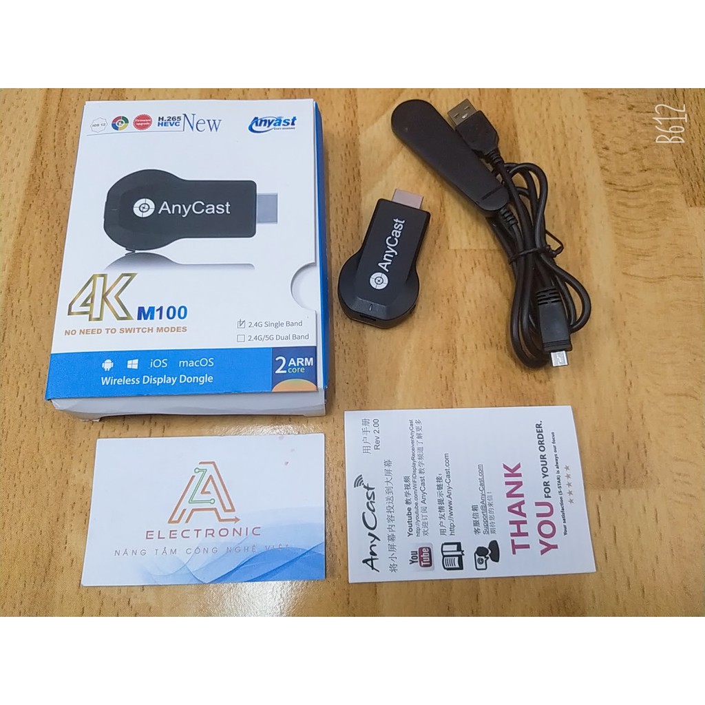 Bộ kết nối HDMI không dây AnyCast M2 M4 Plus G10-2 TU4