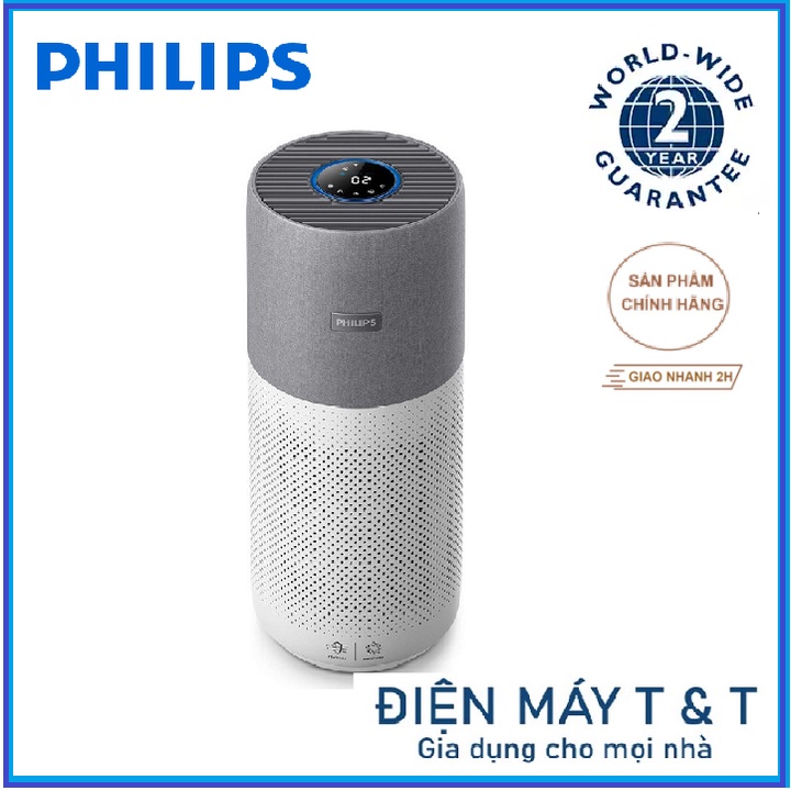 Máy lọc không khí Philips AC3033 Bảo hành chính hãng (diện tích sử dụng 104m2)