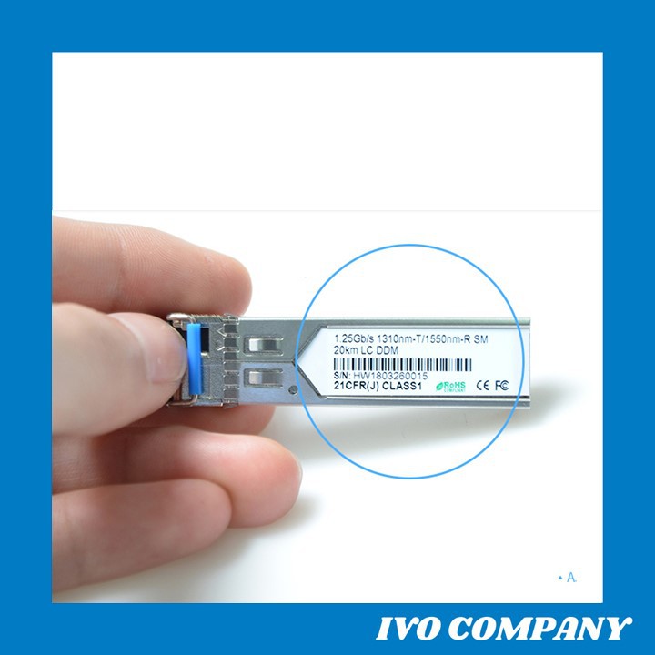 Module SFP LC 1FO 1.25Gbps Single Mode Single Fiber