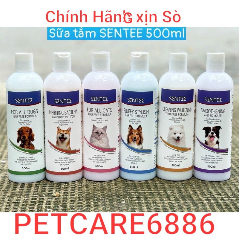Sữa tắm cho chó mèo Sentee 500ml