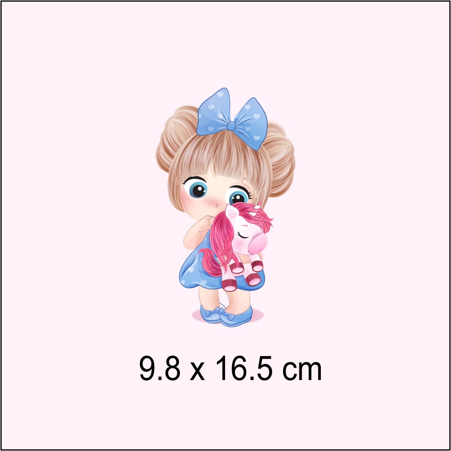 Hình ủi, hình in nhiệt - công chúa Bale xinh đẹp in áo trẻ em