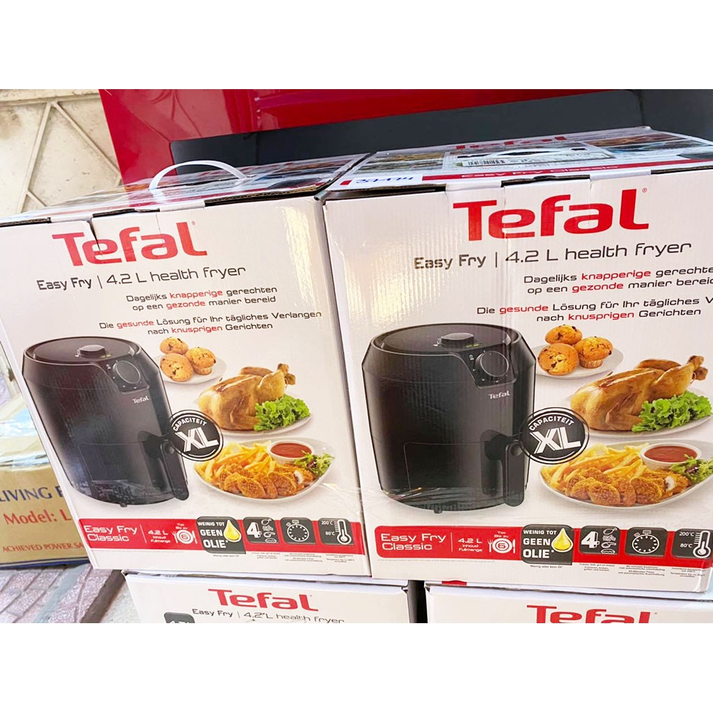 Nồi chiên không dầu Tefal EY2018 dung tích 4.2 lít nhập khẩu Pháp, bảo hành 24 tháng chính hãng