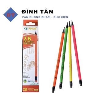 Bút chì chuốt 2b dạ quang joyko graphite pencils 9999