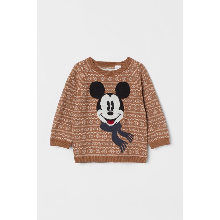 Áo len micky bé trai HM Auth sale