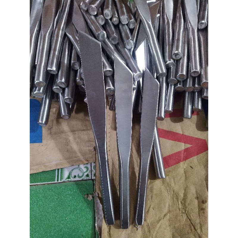 Khui sầu riêng inox CÁN VUÔNG 24cm