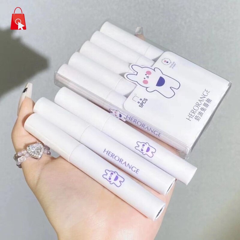 [Hàng mới về] Bộ 5 thỏi son kem trang điểm làm đẹp kháng nước lâu trôi