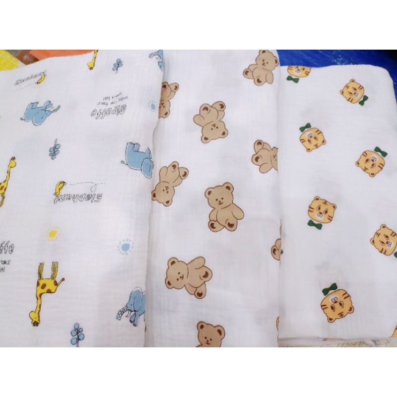 vải xô nhăn muslin cao cấp
