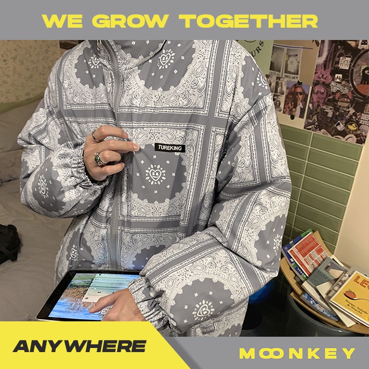 Áo Khoác Gió Bandana Phong Cách Hiện Đại 2021