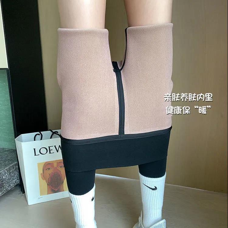 Quần Legging Lưng Cao Dáng Ôm Thời Trang Thu Đông Cho Nữ